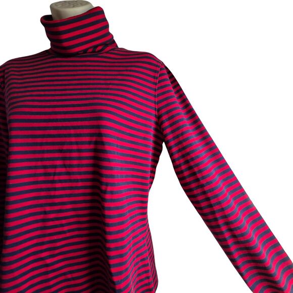 NWT BROOKS BROTHERS Red Navy Turtleneck Preppy M - Picture 4 of 10